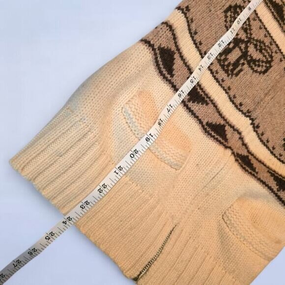 Aritzia TNA Sea to Sky Cowichan Style Lambswool Sweater - Size Large - Picture 6 of 8